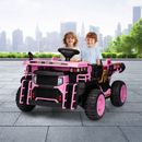 24V Dual-Seater Electric Dump Truck for Kids – Remote Control 4WD Adventure