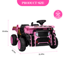 24V Dual-Seater Electric Dump Truck for Kids – Remote Control 4WD Adventure