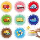 8-Pack Colorful Transportation Sound Toys, 3.46 x 1.65 inches Magic Cars Variant 0