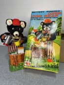 T. N. Nomura Battery Operated Coffee Bear with Box Magic Cars 1