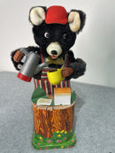 T. N. Nomura Battery Operated Coffee Bear with Box Magic Cars 6