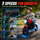 Qaba 24V Electric Motorcycle for Kids Aged 6-12 with 180W Power Motor
