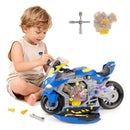 Build-Your-Own Motorcycle Playset for Kids Aged 3-5, Engaging STEM Learning Experience Magic Cars 1