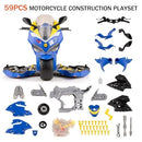 Build-Your-Own Motorcycle Playset for Kids Aged 3-5, Engaging STEM Learning Experience Magic Cars 3