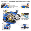 Build-Your-Own Motorcycle Playset for Kids Aged 3-5, Engaging STEM Learning Experience Magic Cars 5