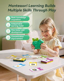 Montessori Talking Flash Cards for Toddlers Aged 1-3 with 224 Engaging Words Magic Cars 8