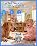 Interactive Blue Talking Hamster Plush Toy for Kids Magic Cars 4