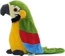 Interactive Green Plush Talking Parrot Toy with Waving Wings Magic Cars 1