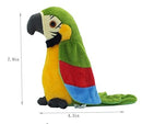 Interactive Green Plush Talking Parrot Toy with Waving Wings Magic Cars 2