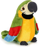 Interactive Green Plush Talking Parrot Toy with Waving Wings Magic Cars 3