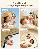 Interactive Penguin Plush Toy with Voice Repetition and Flapping Wings Magic Cars 2