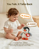Interactive Penguin Plush Toy with Voice Repetition and Flapping Wings Magic Cars 3