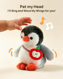 Interactive Penguin Plush Toy with Voice Repetition and Flapping Wings Magic Cars 4