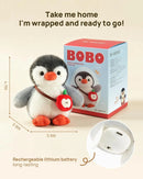 Interactive Penguin Plush Toy with Voice Repetition, Wing Movement, and Music Magic Cars 1