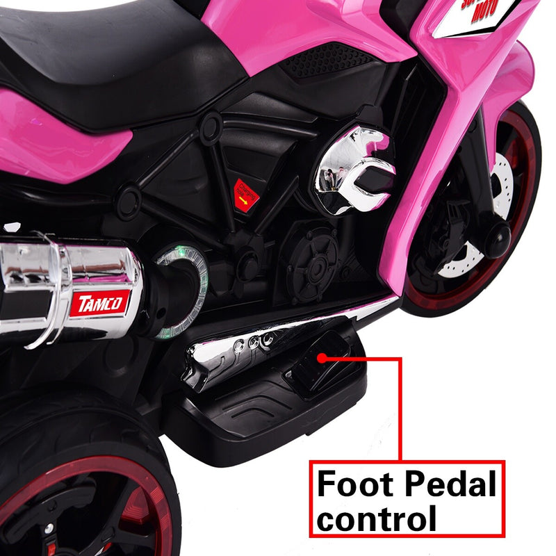 12V Kids Electric Ride-On Motorcycle Battery-Powered Bike for Girls Magic Cars 2