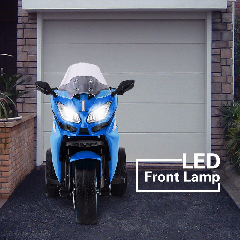 12V Kids Electric Motorcycle with Three Light-Up Wheels Magic Cars 5