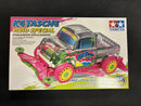 Tamiya Mini 4WD K4TASCHE Vivid Special Pink and Green 1/32 FM-A Chassis Model 95699 Magic Cars Variant 0