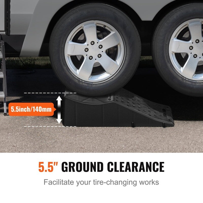 Heavy Duty Tandem Wheel Ramp for Car Service Tire Change 20000 lbs Capacity Magic Cars 3