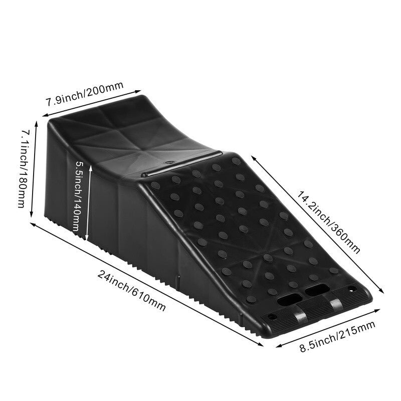 Heavy Duty Tandem Wheel Ramp for Car Service Tire Change 20000 lbs Capacity Magic Cars 8