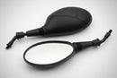 Teardrop Rearview Mirror Set for Black