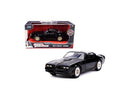 Black Pontiac Firebird Toy Car with Gold Stripes and Hood Bird Decal - Fast & Furious S Model Magic Cars Variant 0