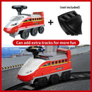 Electric High-Speed Ride-On Firefighting Rail Train Toy Magic Cars 3