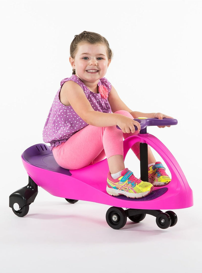 Original Pink and Purple Ride-On Toy for Ages 3 and Up, Battery-Free Magic Cars 1