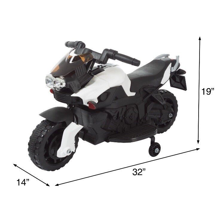 2-Wheel Ride-On Motorcycle Toy with Training Wheels for Kids by Little Rider Magic Cars 5