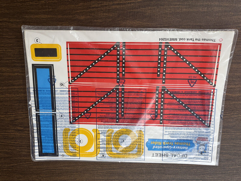 Ride-On Train Tank Engine Replacement Stickers for Peg Perego Toys Magic Cars Variant 0