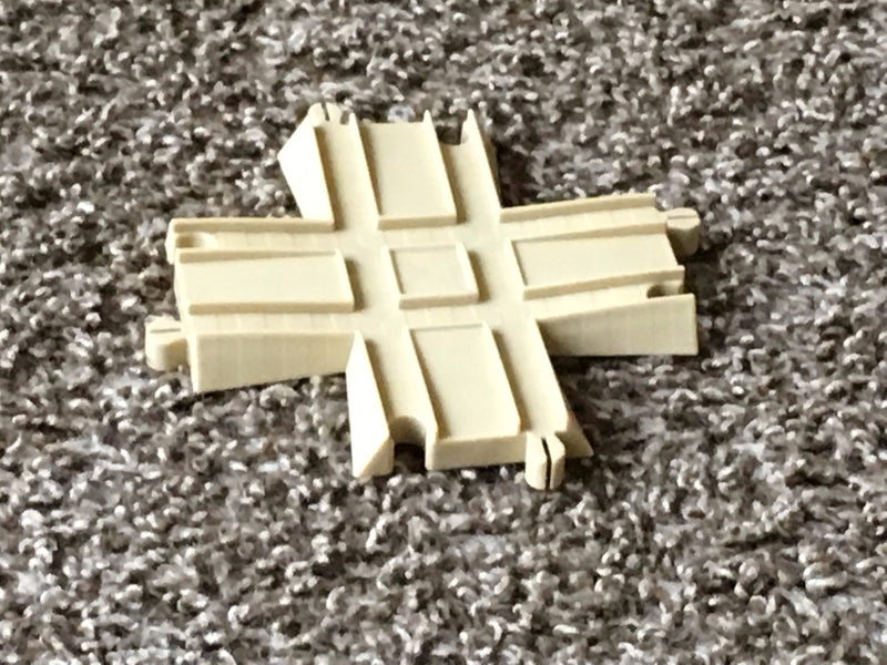Trackmaster Crossover Railway Track for Toy Trains Magic Cars 0