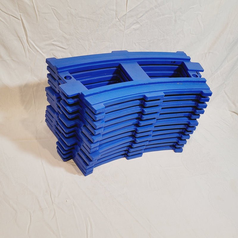 Set of 12 Blue Plastic Replacement Pegs for Ride-On Train Tracks Magic Cars 3