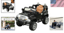 12V Kids Ride-On Truck with Remote Control and MP3 Connectivity in Black Magic Cars 1