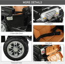 12V Kids Ride-On Truck with Remote Control and MP3 Connectivity in Black Magic Cars 6