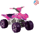 6V Pink Xtreme Quad Ride-On Toy for Active Young Girls Magic Cars 0