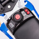 Electric 12V Blue Kids Ride-On Motorcycle with Training Wheels Magic Cars 10