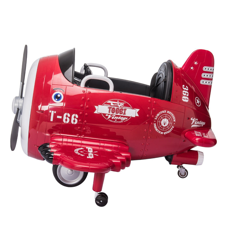 12V Electric Kids Ride-On Airplane Car with Joystick Control for Ages 3-6 Magic Cars 1