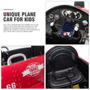 12V Electric Kids Ride-On Airplane Car with Joystick Control for Ages 3-6 Magic Cars 8