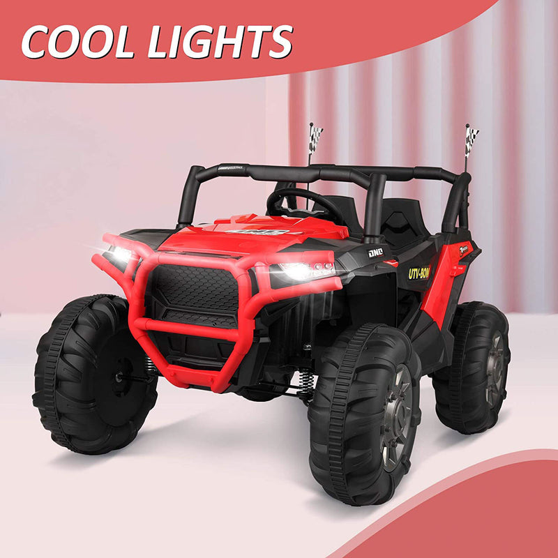 12V Kids Electric Battery-Powered Ride-On SUV Buggy Car with 3 Speed Settings Red Magic Cars 3