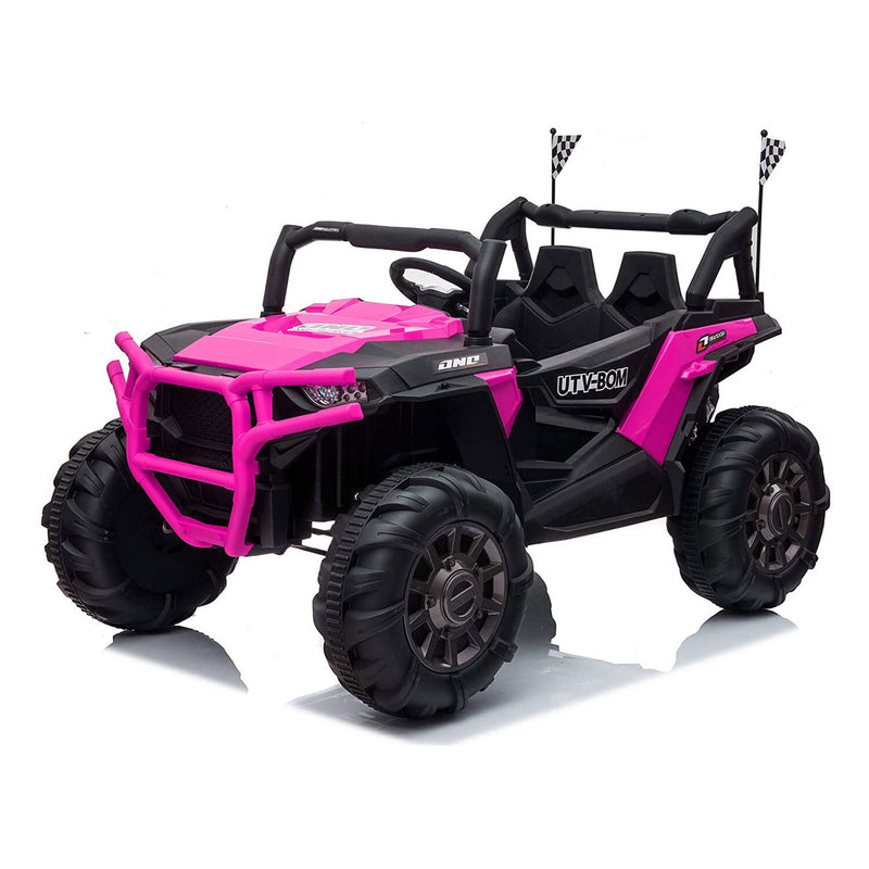 12V Pink Electric Battery-Powered Kids Ride-On SUV Car with 3 Speeds Magic Cars 0