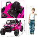 12V Kids Electric 2WD Off-Road UTV Ride-On Truck with Music in Rose Red Magic Cars 1