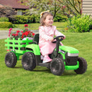 12V Battery-Powered Kids Electric Ride-On Tractor with Trailer Vehicle Magic Cars Variant 0