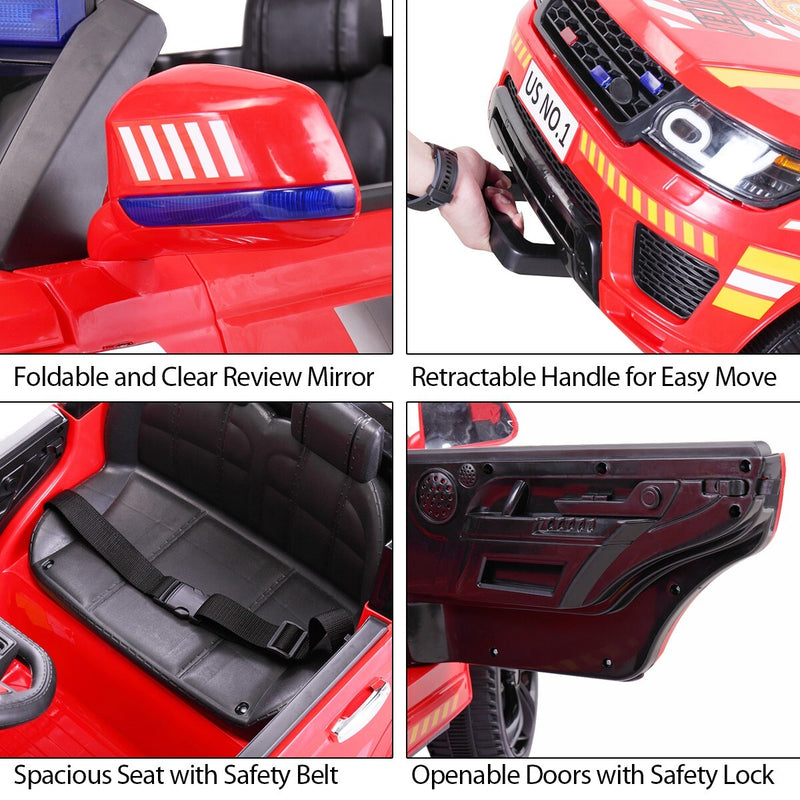 12V Electric Kids Vehicle with Remote Control and Music for Ages 3-8 Magic Cars 6