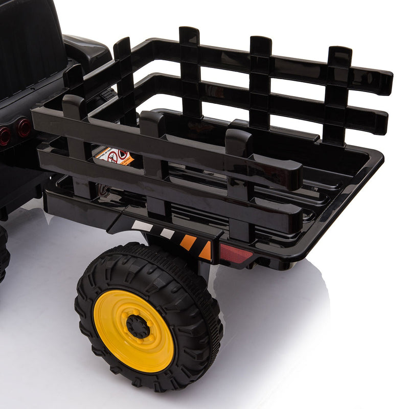 12V Electric Ride-On Kids Tractor with Battery Powered Toy Car and Trailer Magic Cars 10