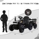 12V Electric Ride-On Kids Tractor with Battery Powered Toy Car and Trailer Magic Cars 4