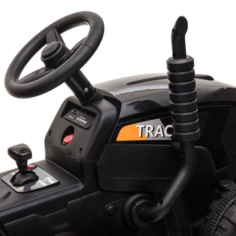 12V Electric Ride-On Kids Tractor with Battery Powered Toy Car and Trailer Magic Cars 7