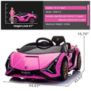 12V Kids Electric Ride-On Lamborghini Sian Car with Remote Control Magic Cars 2