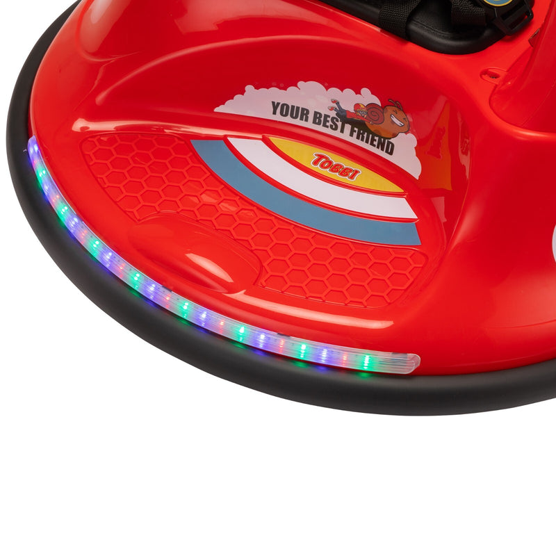12V Electric Ride-On Snail Bumper Car with Remote Control for Toddlers Magic Cars 12