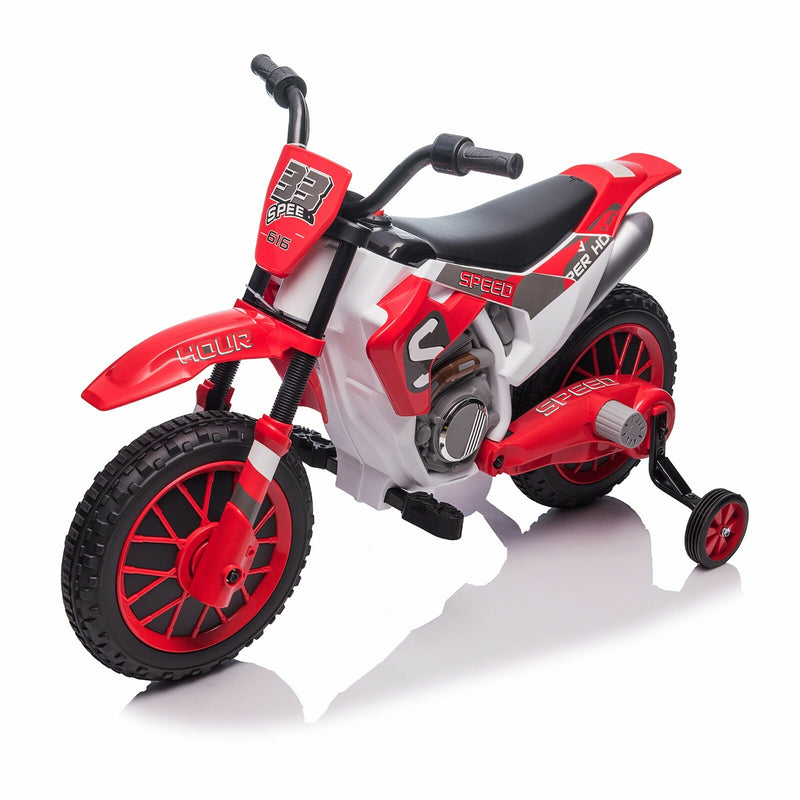 12V Kids Electric Ride-On Motorcycle with Training Wheels and 2 Speeds Magic Cars 13