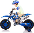 12V Kids Electric Ride-On Motorcycle with Training Wheels and 2 Speeds Magic Cars Variant 0