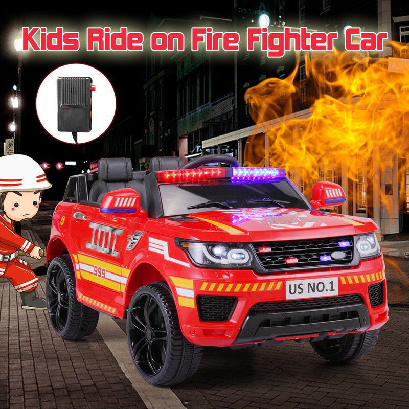 12V Kids Electric Police Ride-On Car with Remote Control and Siren Magic Cars 16